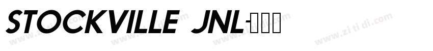 Stockville JNL字体转换